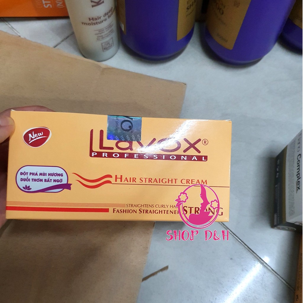 Bộ 2 hủ thuốc duỗi tóc Lavox Professional 140ml