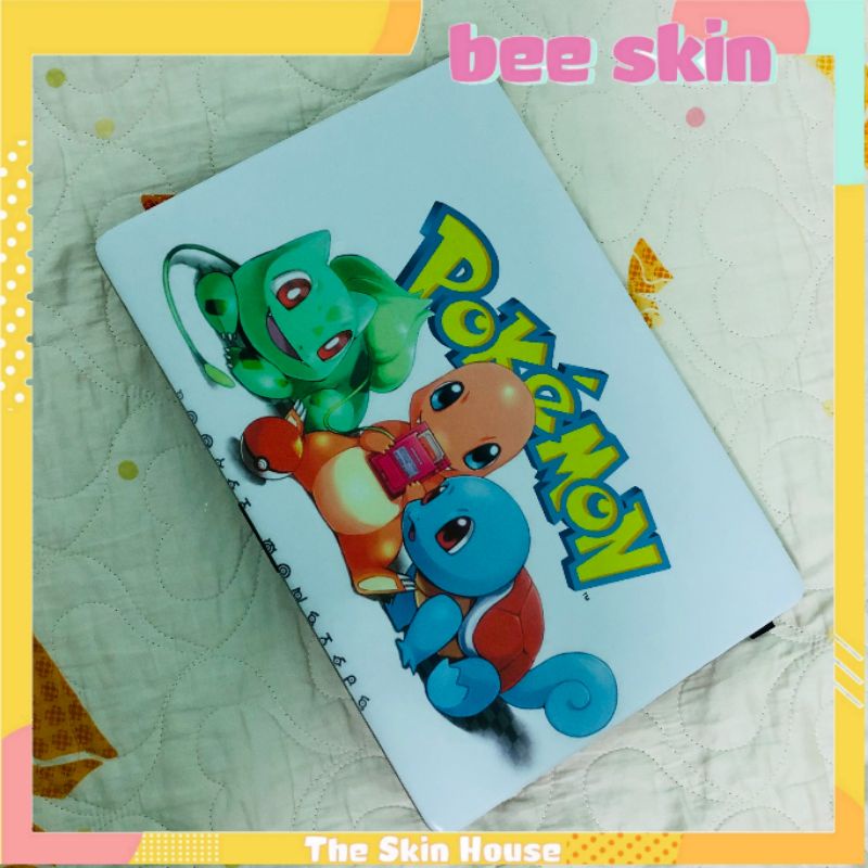 Miếng dán laptop bộ ba Pokémon cho Macbook/HP/ Acer/ Dell /ASUS | BigBuy360 - bigbuy360.vn