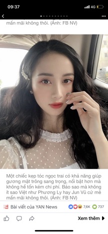 Combo 4 Kẹp tóc HÀN QUỐC hot trend 2019