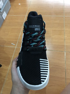 (video_ảnh thật) giày sneakers EQT đen xanh (nam/nữ)