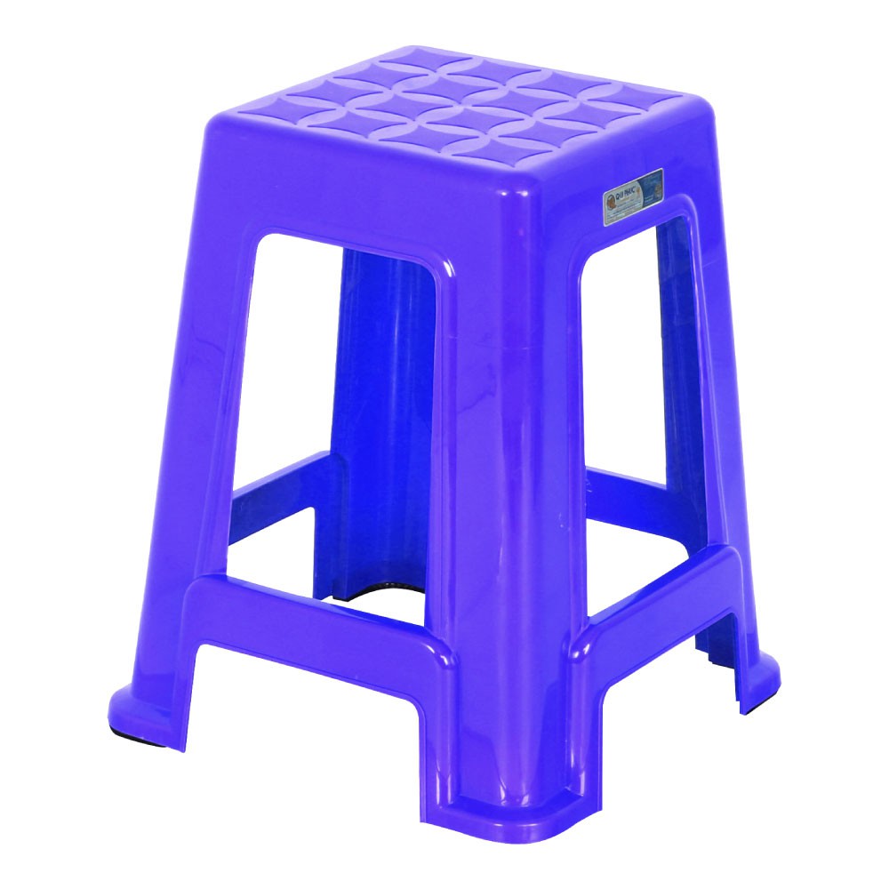 Combo 10 Ghế nhựa cao SUPER siêu chắc chắn, 100% nhựa chính phẩm, có nút chống trượt của Qui Phúc