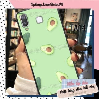 Ốp điện thoại Samsung A8 - A9 Star in hình quả bơ, hoa cúc đáng yêu, ôm sát điện thoại, chống va đập
