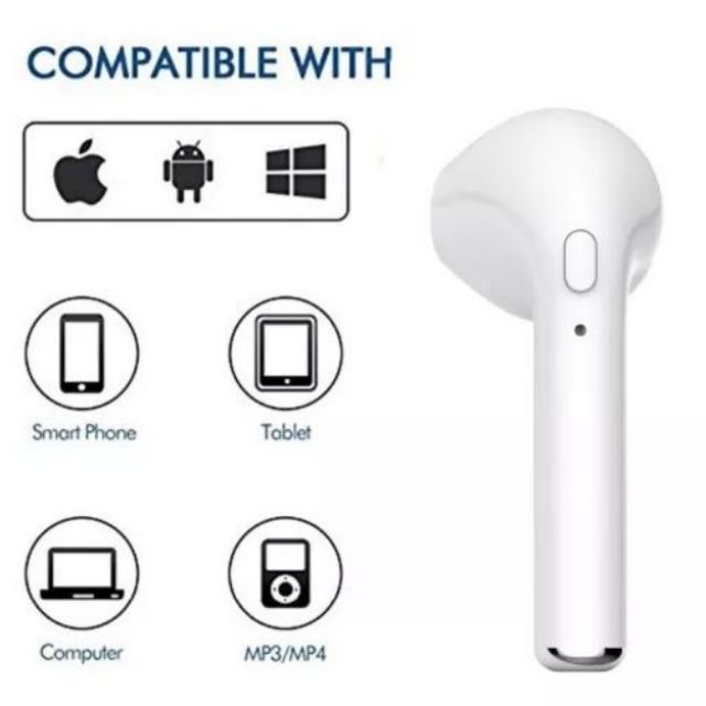 Tai nghe bluetooth i7 - 1 Bên Tai | BigBuy360 - bigbuy360.vn
