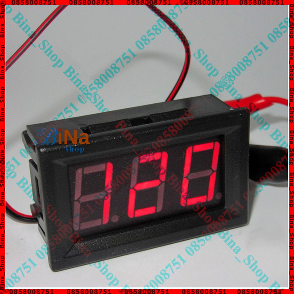 Vôn kế AC 70V-500V 0.56 inch bảo vệ ngược cực