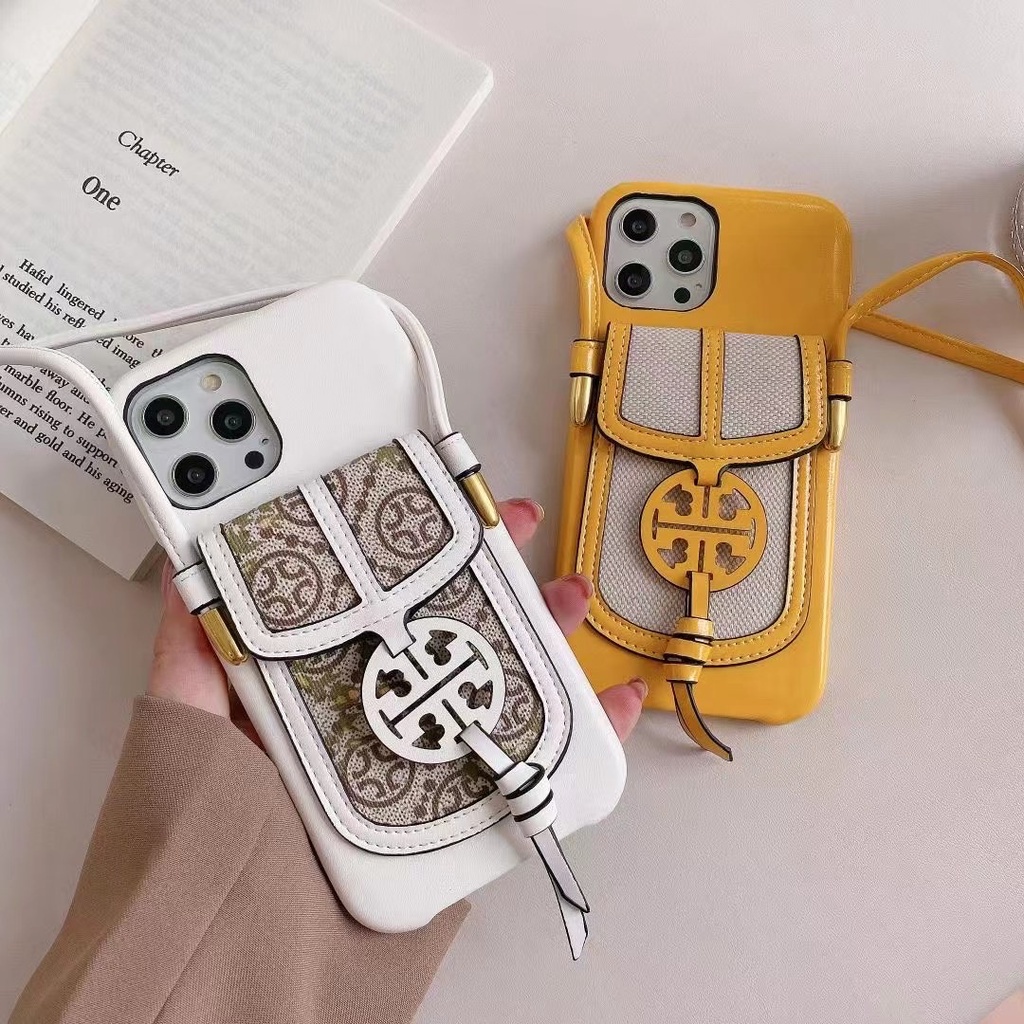 Thời Trang Ốp Điện Thoại Có Ví Đựng Tiền Xu Và Dây Đeo Vai Cho Iphone13Pro Max 12pro 12promax 11pro 11promax Ix Xr Xsmax