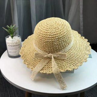 Nón cói mềm nơ trắng tiểu thư