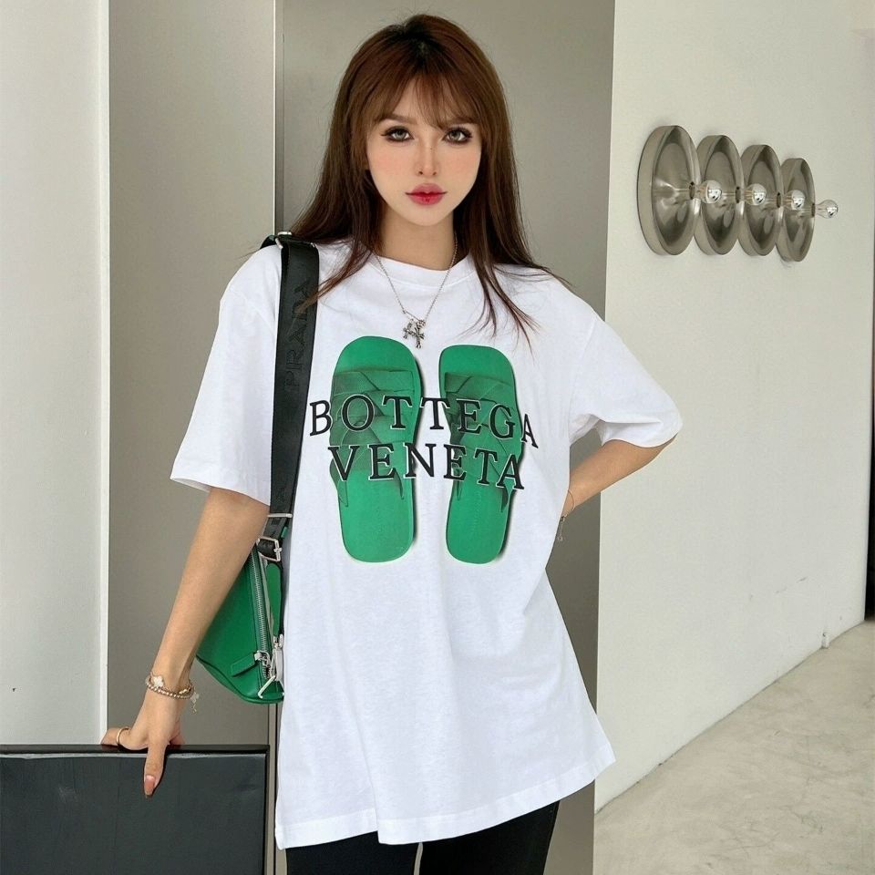 Áo Thun Tay Ngắn Cổ Tròn In Hình Đôi Giày 3D Màu Xanh Lá Phong Cách Đường Phố Thời Trang Mùa Hè 2022 Cho Nam Và Nữ