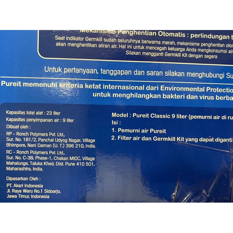 [RẺ VÔ ĐỊCH]Máy Lọc Nước Unilever Pureit 9 Lít | BigBuy360 - bigbuy360.vn