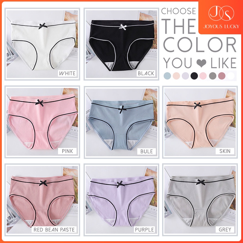 Quần Lót Cotton Không Đường May Kẻ Sọc Đính Nơ Thoáng Khí Nhiều Màu Sắc Tùy Chọn Cho Nữ | BigBuy360 - bigbuy360.vn