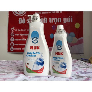 Nước rửa bình sữa Nuk dạng chai