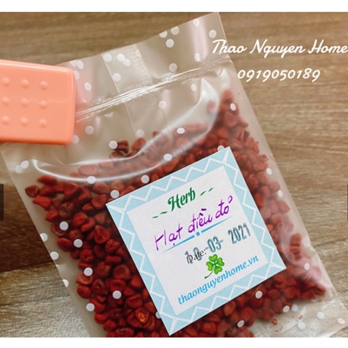 Hạt điều đỏ tạo màu (hạt cà ri) 20g