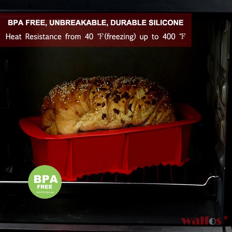 Khuôn Nướng Bánh WALFOS Không Dính Bằng Silicone