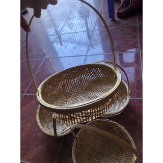 Giỏ tre quai xách