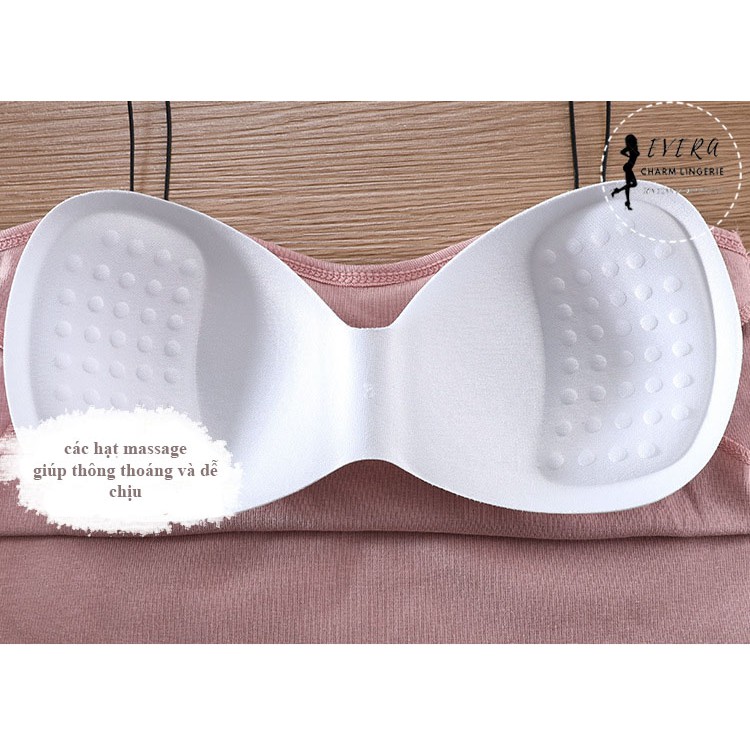 Siêu hot - Áo Bra 2 Dây Mảnh Dáng Lửng - Bra 2055 | BigBuy360 - bigbuy360.vn