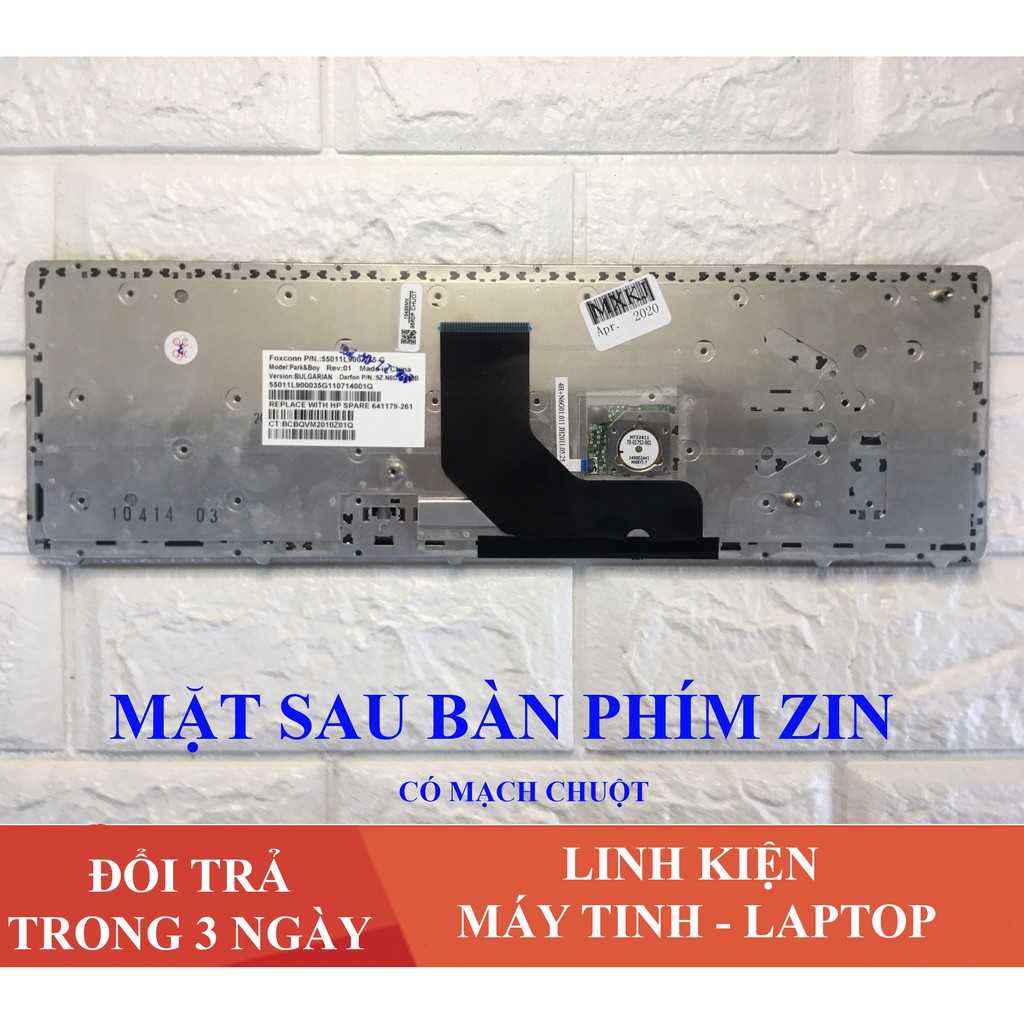 [Mã ELFLASH5 giảm 20K đơn 50K] Bàn phím laptop HP EliteBook 8560p, 8570p,8560B, ProBook 6560b, 6565b, 6570B