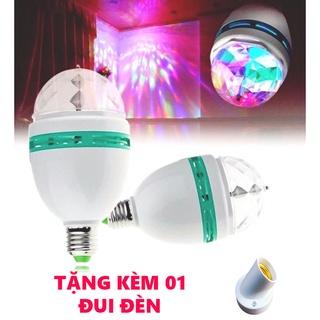 Đèn LED cầu xoay 7 màu , Đèn cầu Sao , Đèn Karaoke 7 màu