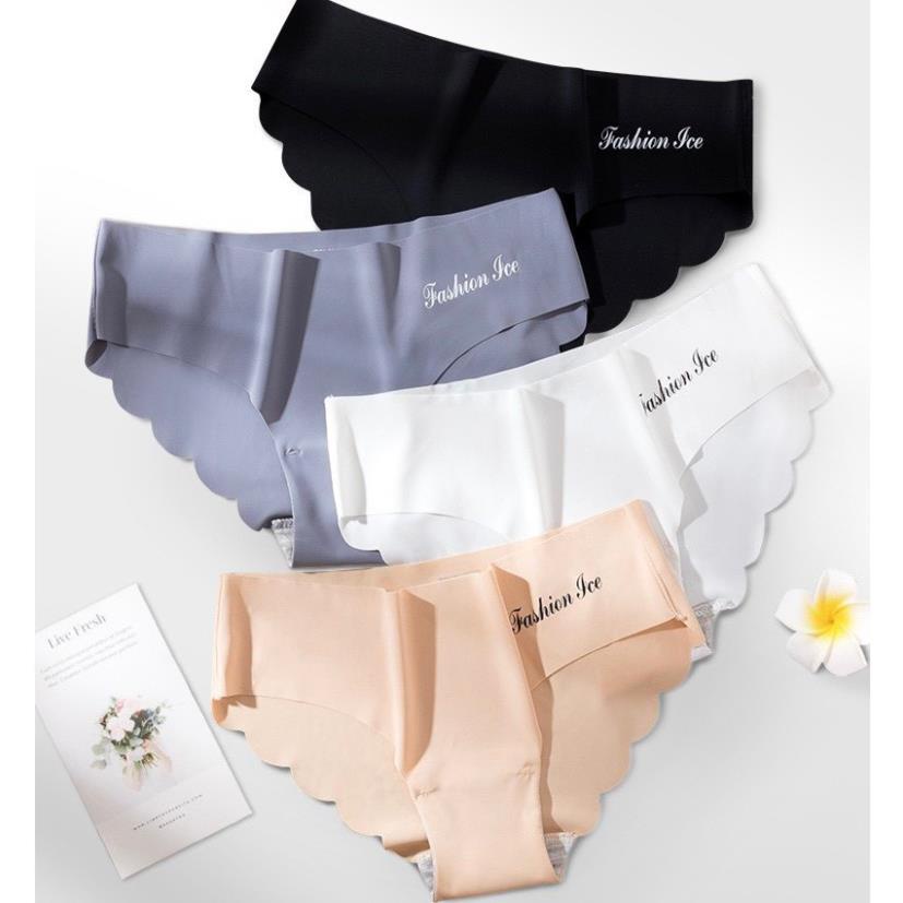 Quần Lót Nữ Đúc Su Viền Sóng Chữ Siêu Mịn (1028) - LADY