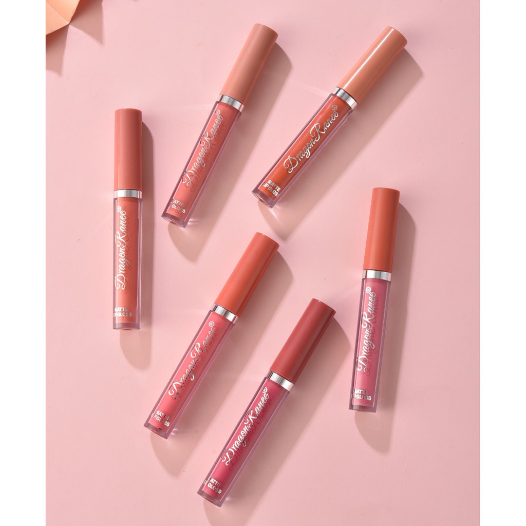 Set 3 son lì Dragon Ranee Matt Liquid Lipstick - Hàng nội địa Trung