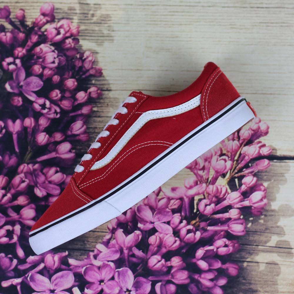 Giày Sneaker  Nữ Vs Oldskool Phong Cách  Đỏ Tươi YTS