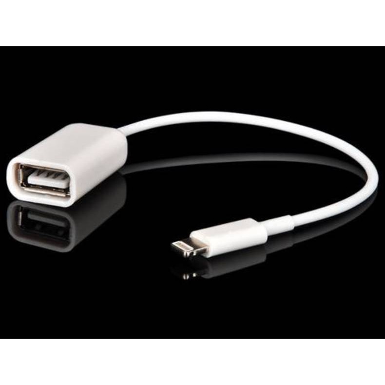 Cáp OTG LIghtning cho iPhone, iPad dùng IOS 10.2 trở xuống