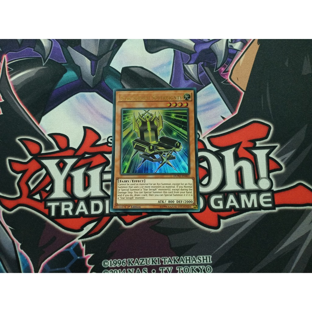 Thẻ bài Yugioh chính hãng Star Seraph Sovereignty - DUPO-EN061 - Ultra Rare 1st Edition