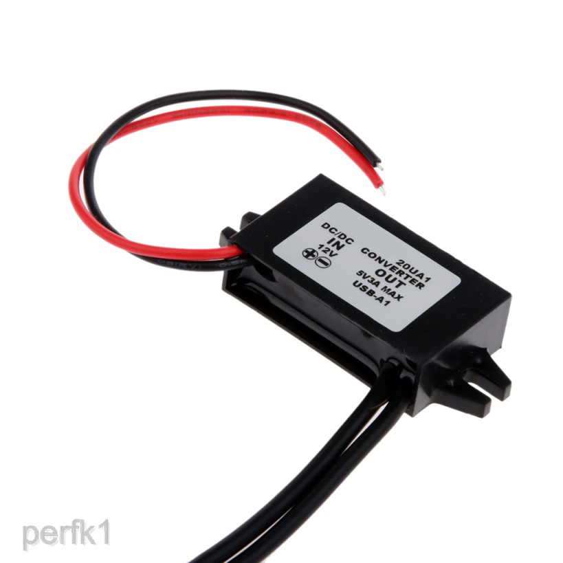 Hot] ☛Bộ ChuyểN ĐổI NguồN ĐiệN 12V Sang 5V 3A 15W Cho Xe Hơi