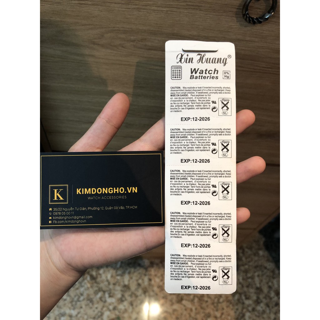 Viên pin 2032 Xin Huang CR2032 - Pin 3v Lithium VỈ 1 VIÊN PIN CÂN ĐIỆN TỬ PIN ĐỒNG HỒ