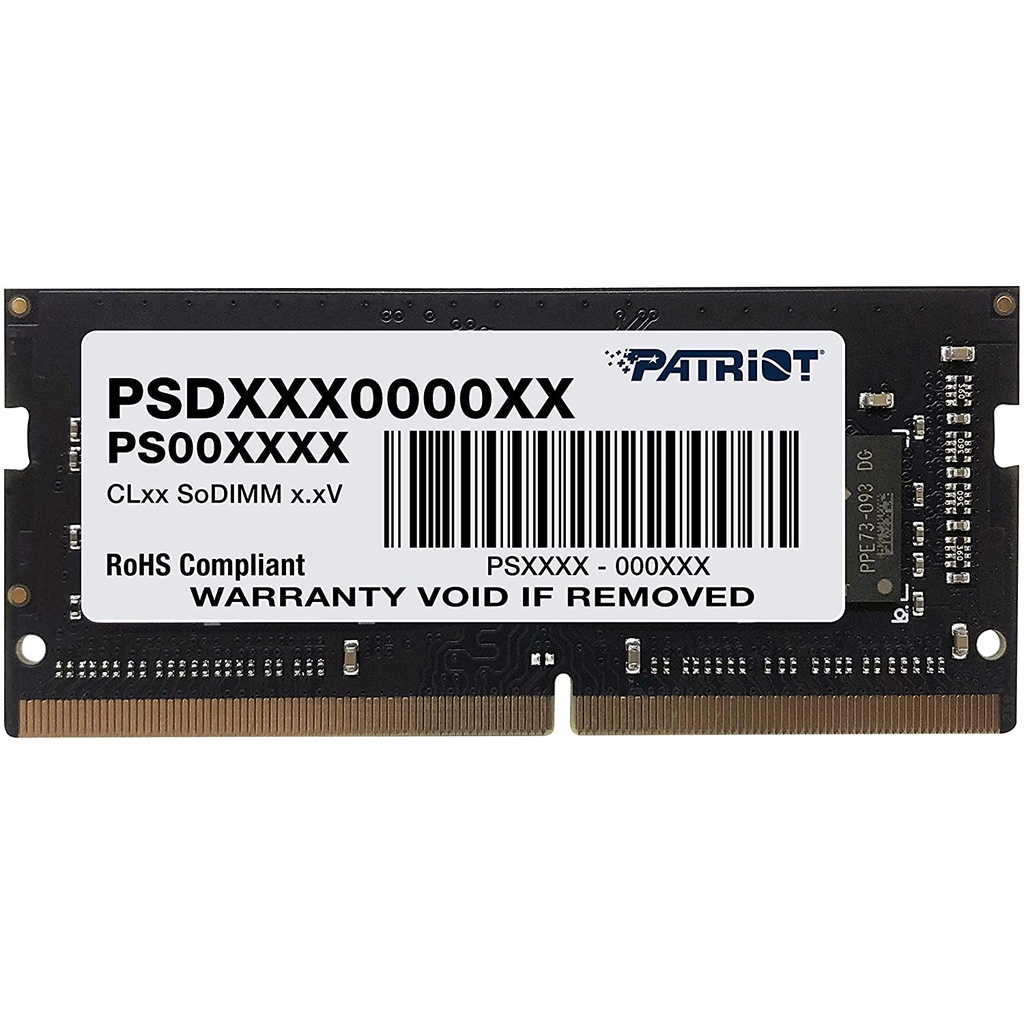 Bộ nhớ trong - RAM Laptop Patriot Signature Line Sodimm 8GB bus 3200Mhz - Hàng Chính Hãng