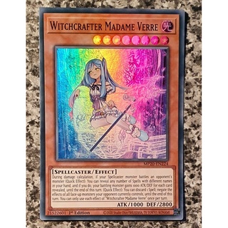Bài Yugioh - Witchcrafter Madame Verre (Ultra Rare)
