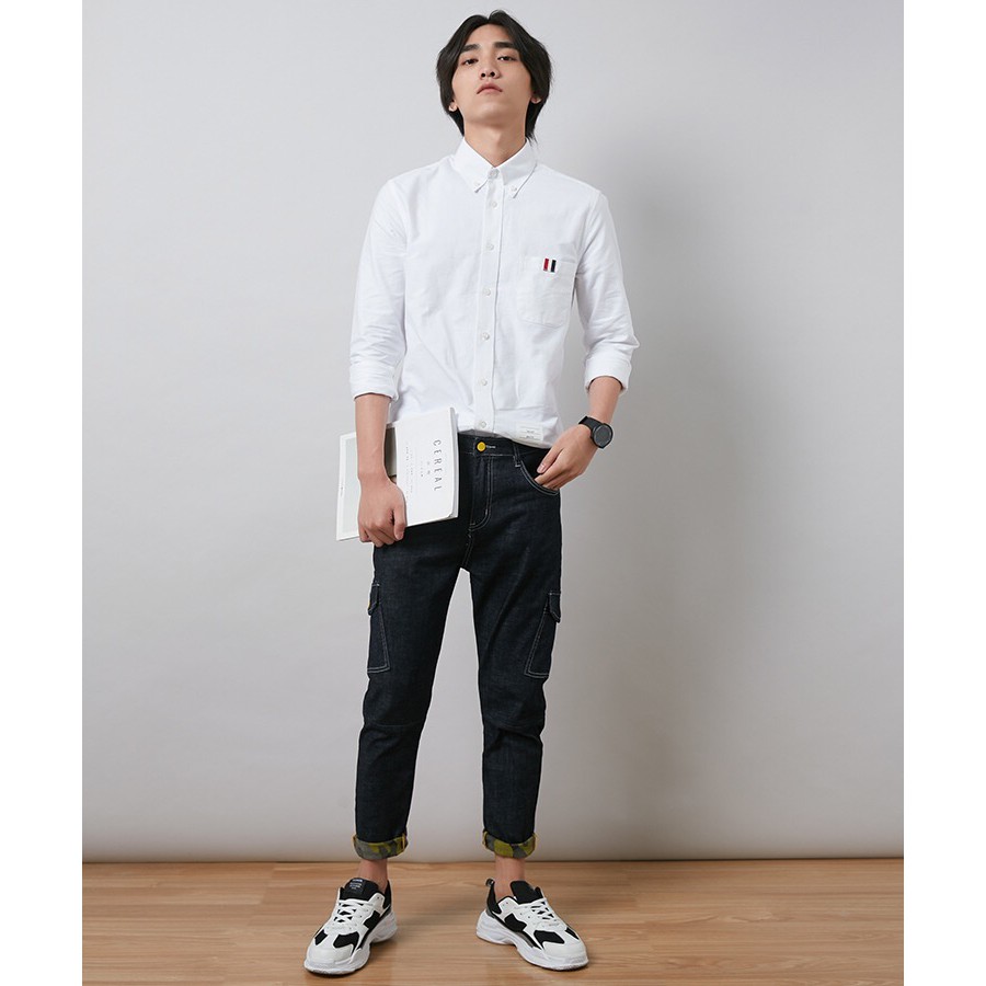 Sơ mi Thom Browne Vạch Túi