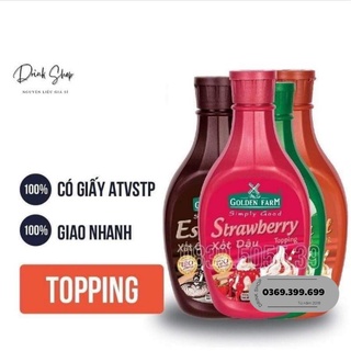 Xốt Caramel Golden farm 630g - Topping golden farm