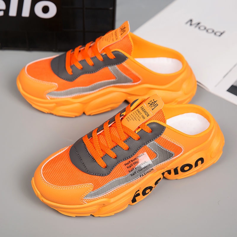 Giày Thể Thao Phối Lưới Thoáng Khí Chống Trượt Thời Trang Mùa Hè 2022 Cho Nam