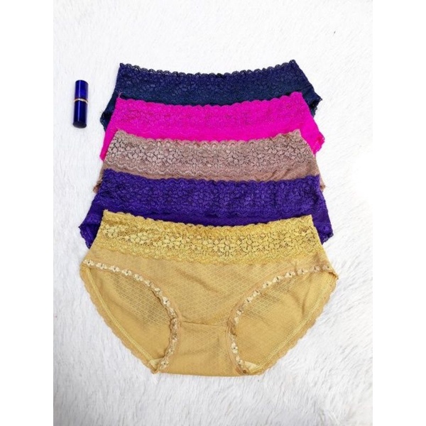 Quần lót su Vic thông hơi cạp ren 8622