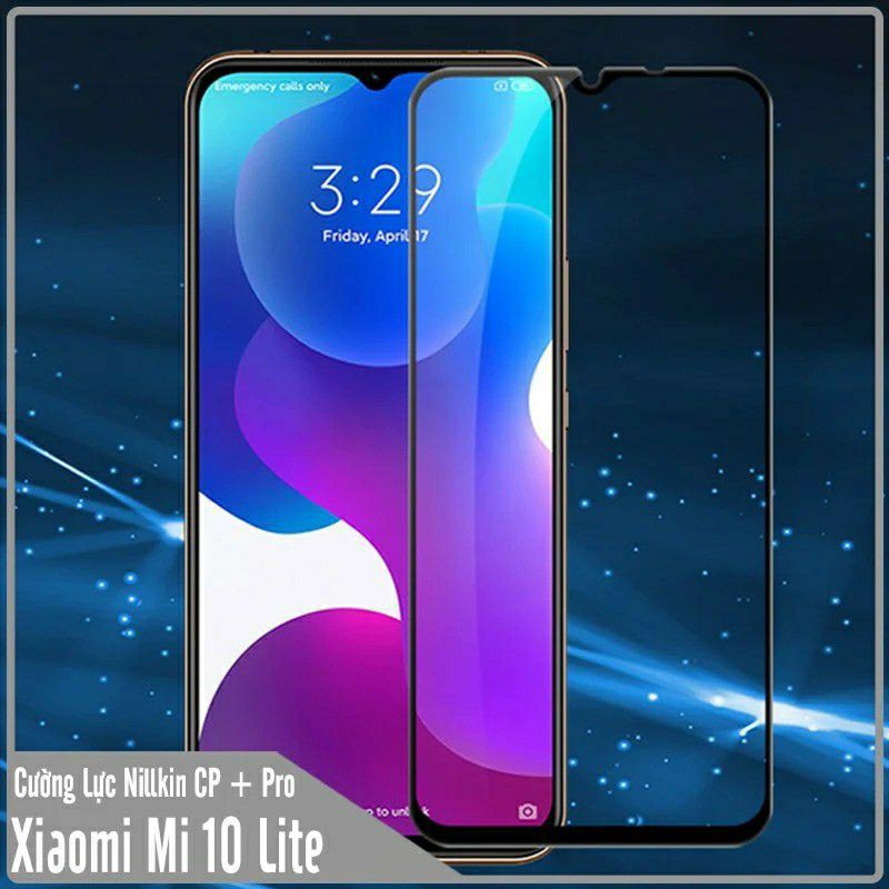 Kính cường lực cho Xiaomi Mi 10 Lite Nillkin CP+ PRO - Full viền đen