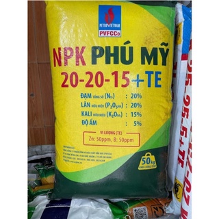 Phân bón npk 20.20.15 phú mỹ