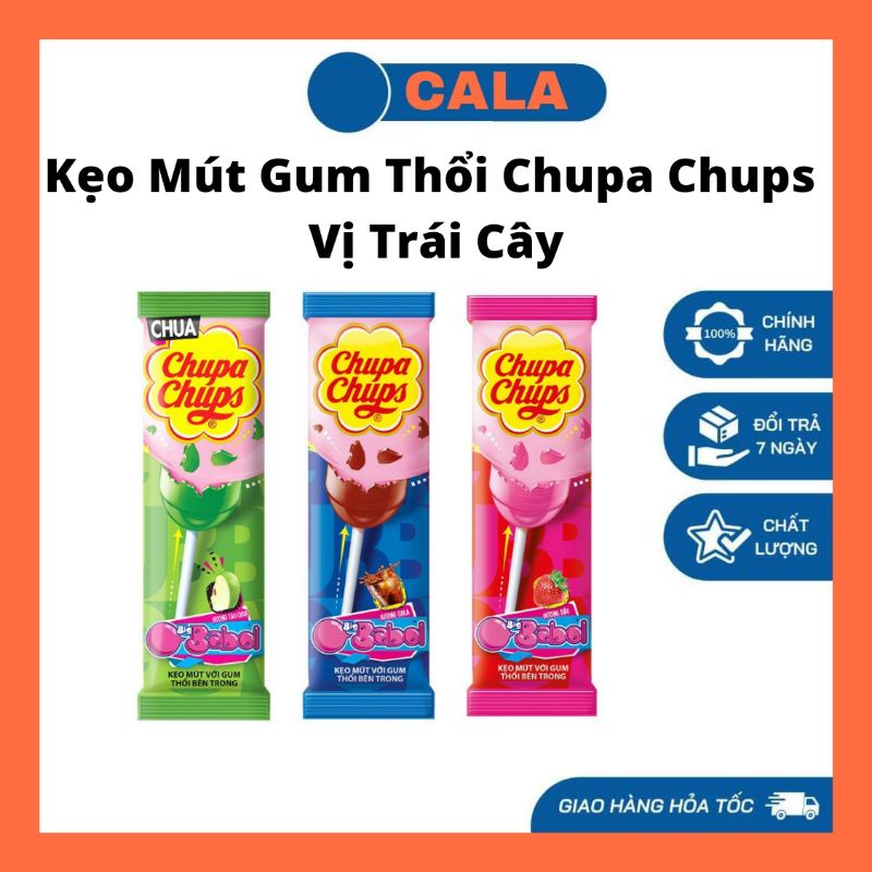 Kẹo Mút Gum Thổi Chupa Chups