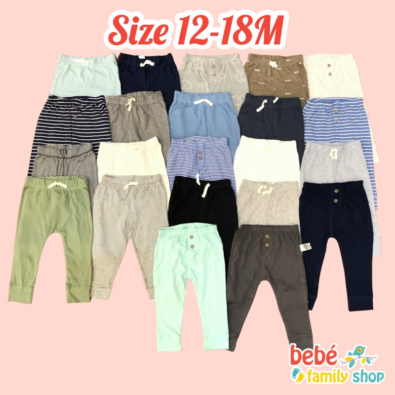 [SIZE 12-18M] Quần dài thun cotton Carters xuất dư xịn