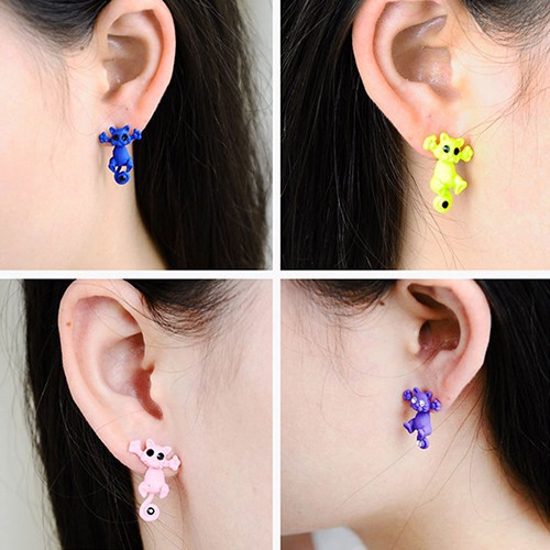 Khuyên tai hình chú mèo 3D độc đáo