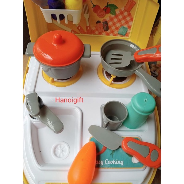 Đồ chơi: Bé là đầu bếp - balo nhập vai đầu bếp 26 chi tiết