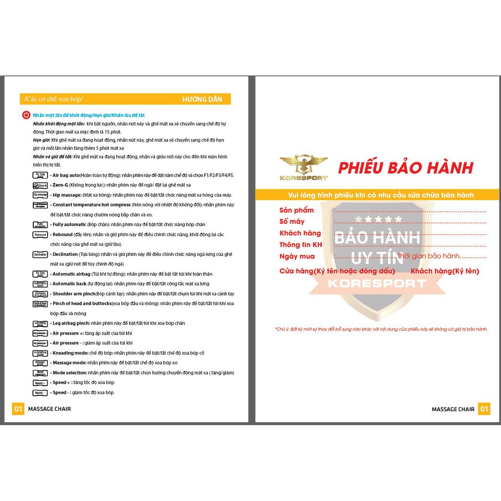 Ghế Massage toàn thân KORE, Mát xa toàn thân giảm căng thẳng mệt mỏi, Kết nối bluetooth nghe nhạc