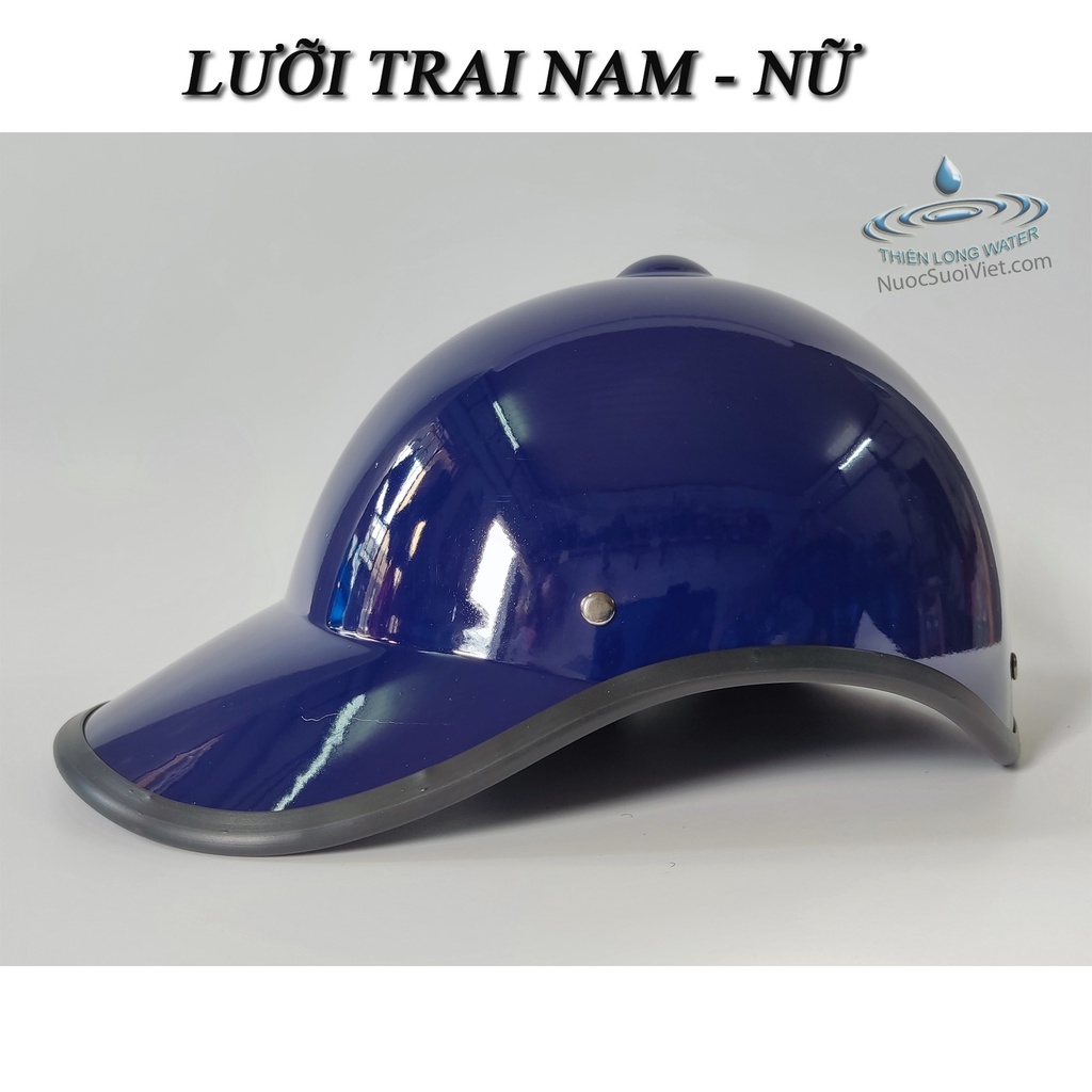 Mũ Bảo Hiểm Lưỡi Trai  - Nón Bảo Hiểm Thể Thao Thời Trang Kết Núm