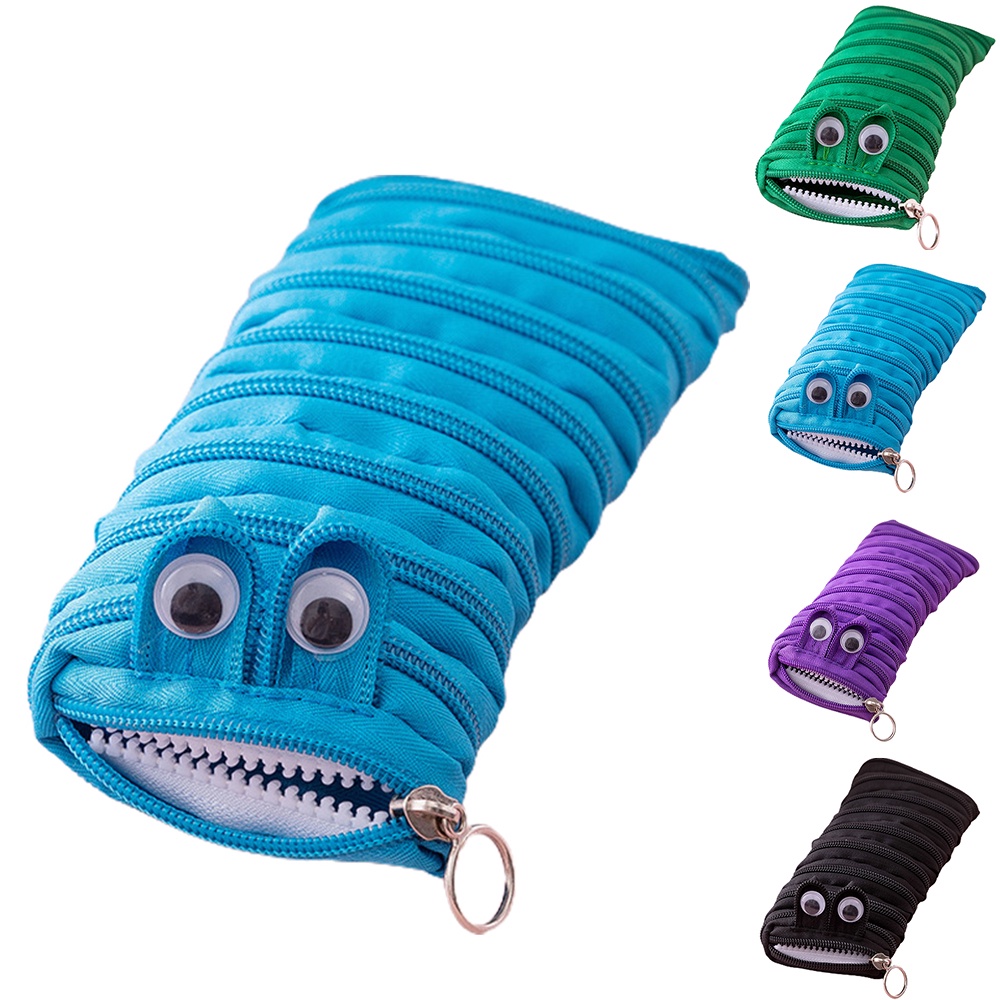 Trẻ em Hộp đựng bút chì dễ thương Dây kéo Trường học Văn phòng phẩm Túi lưu trữ Túi đựng bút cho bé gái