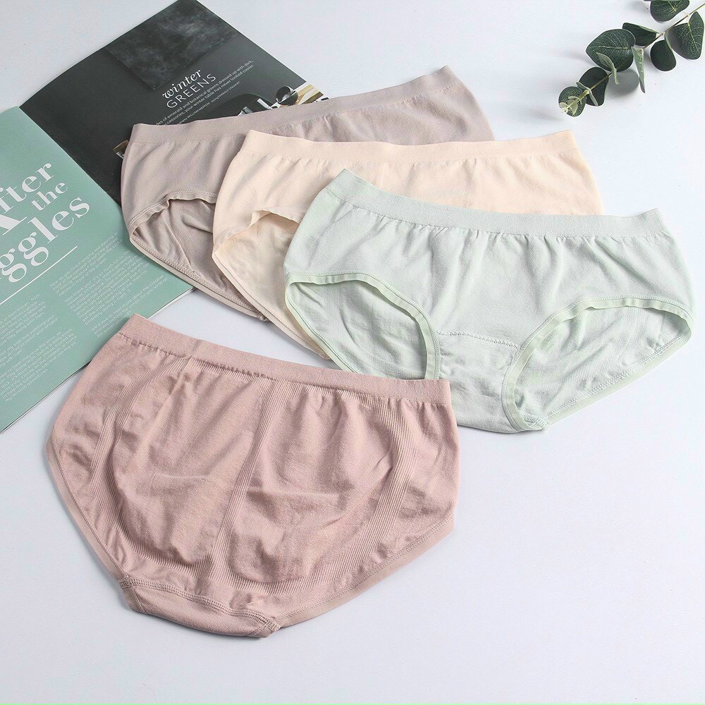 Quần Lót Nữ ❤️ FREESHIP ❤️Quần Chip Cotton trơn có màng tinh thể kháng khuẩn mềm mại | BigBuy360 - bigbuy360.vn