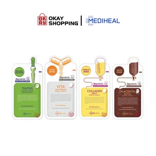 [Combo] Mix 10 Mặt Nạ MediHeal Teatree - collagen - lightbeam - placenta 24ml