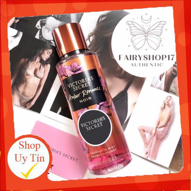 [𝐀𝐮𝐭𝐡𝐞𝐧𝐭𝐢𝐜] Xịt Thơm Body Mist Victoria’s Secret - 𝐀𝐦𝐛𝐞𝐫 𝐑𝐨𝐦𝐚𝐧𝐜𝐞 🍭Hot🍭 | Thế Giới Skin Care