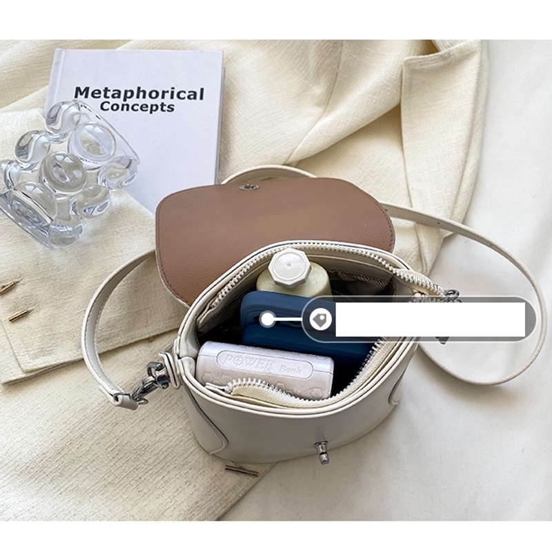 IELGY Túi Đeo Vai Màu Trơn Tùy Chỉnh Thời Trang Cho Nữ