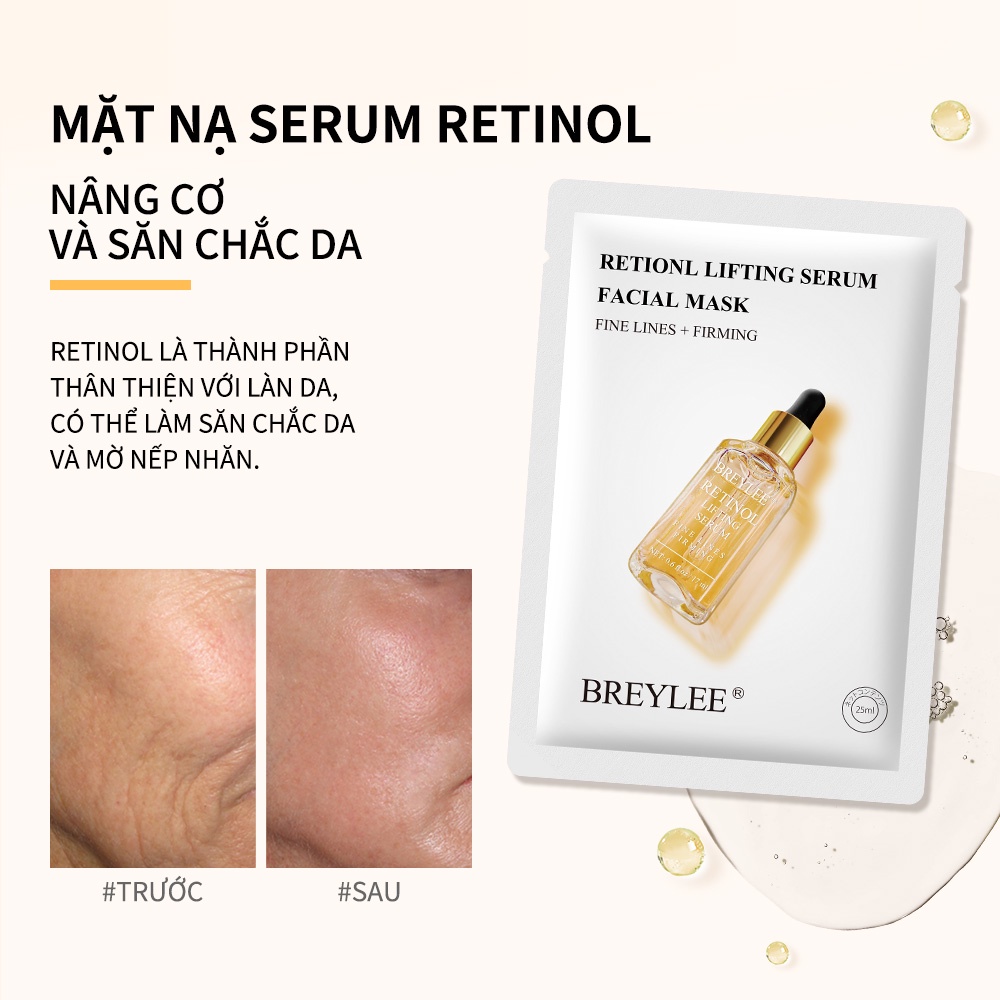 Mặt Nạ Breylee Giàu Dưỡng Chất Collagen Và Vitamin C Làm Trắng Da 25ml