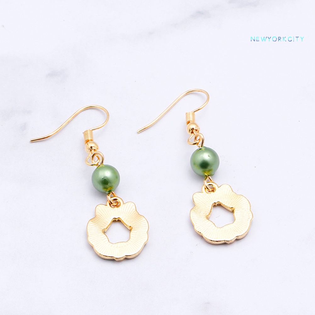 Khuyên Tai Hình Ông Già Noel Tuần Lộc Giáng Sinh Dễ Thương
