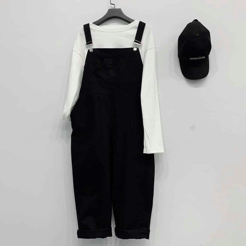 Yếm trơn chỉ nổi kaki hotren🍀FREESHIP EXTRA🍀yếm kaki giãn thể thao hotren👉ảnh thật cuối | BigBuy360 - bigbuy360.vn