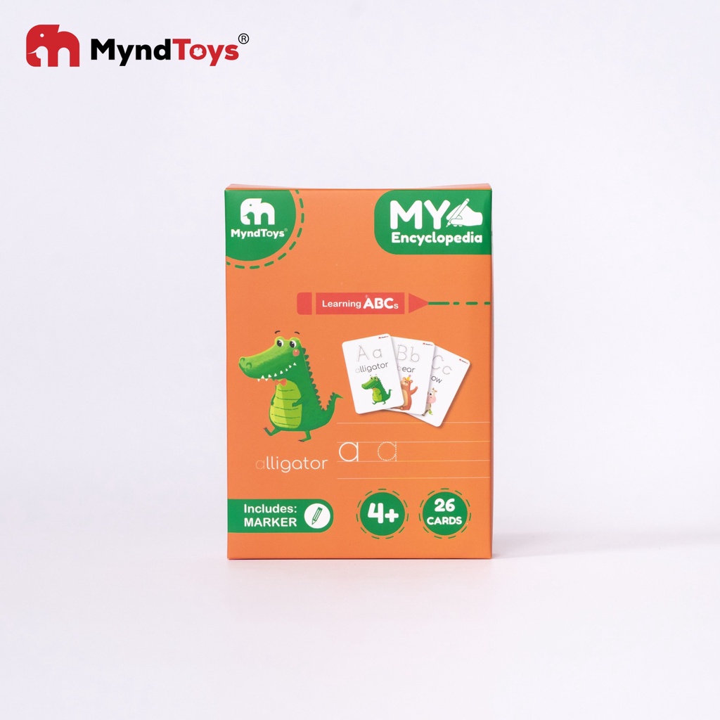 Thẻ tập viết chữ cái tiếng Anh MyndToys Learning ABC đồ chơi giáo dục cho bé từ 4 tuổi
